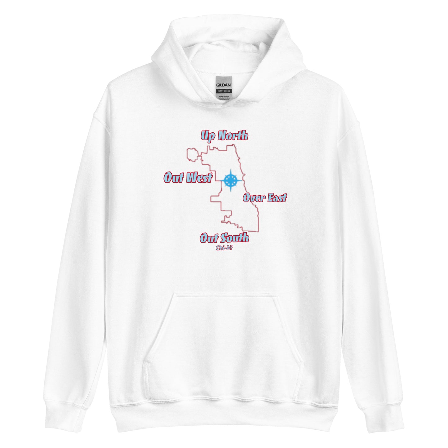 ChiAF Directional Unisex Hoodie
