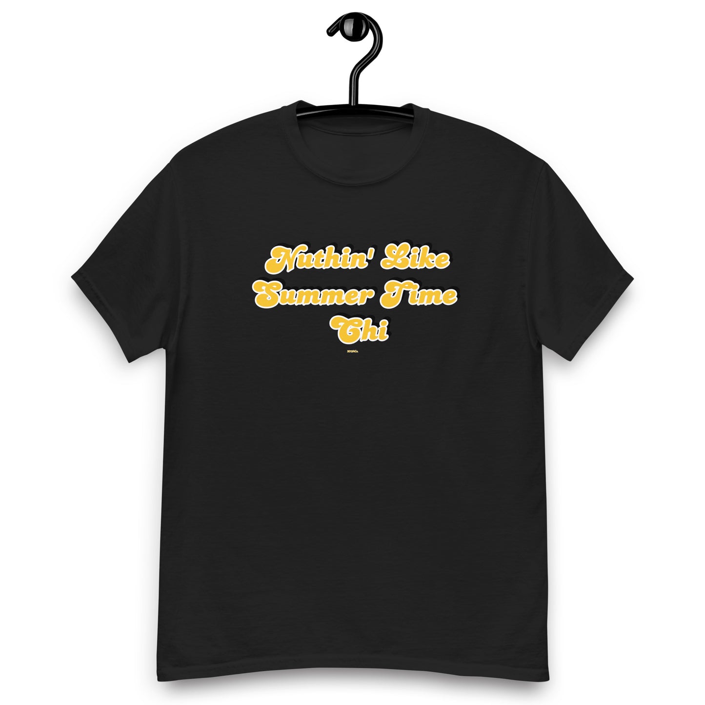 Summer Time Chi 2.0 gold/white print Men's classic tee