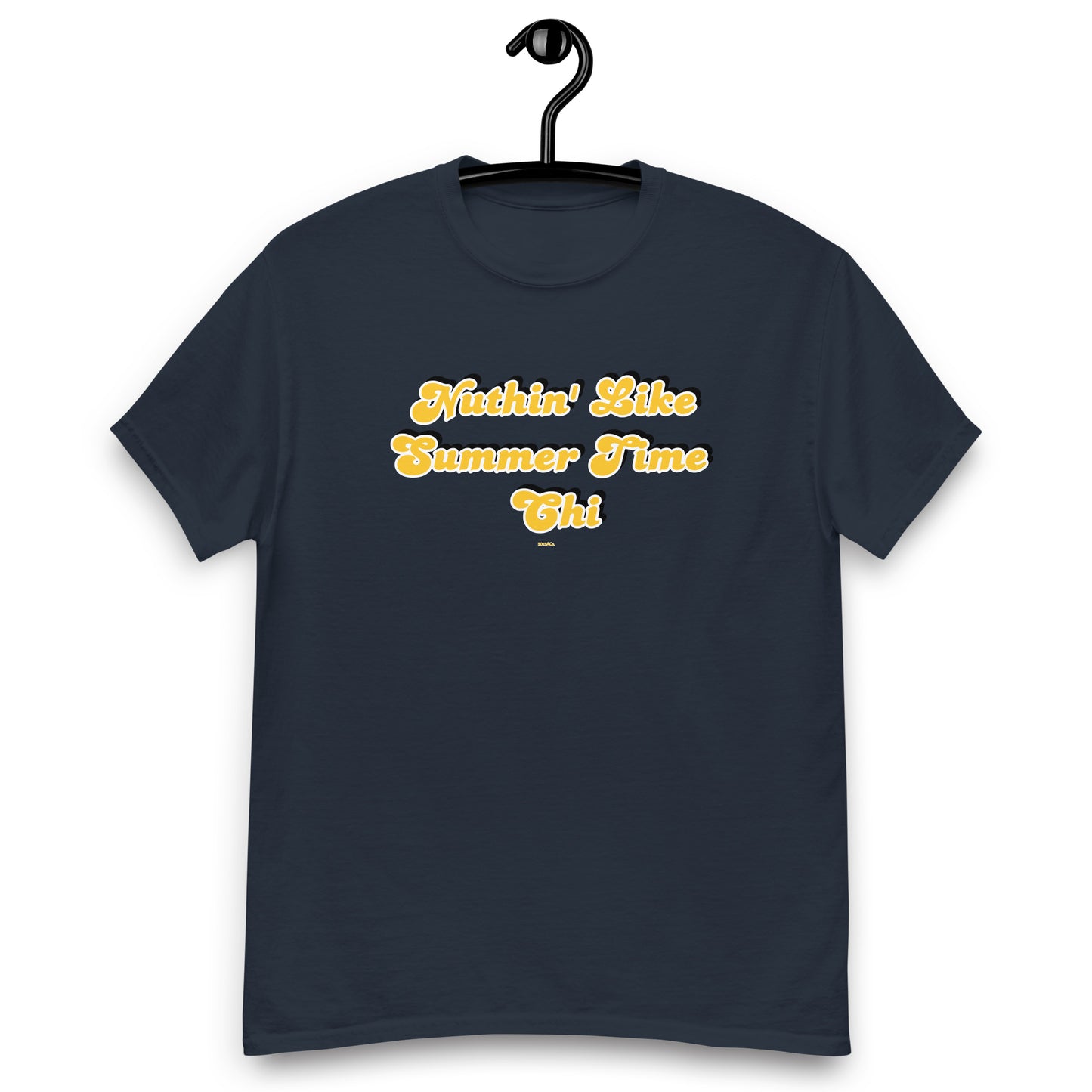 Summer Time Chi 2.0 gold/white print Men's classic tee