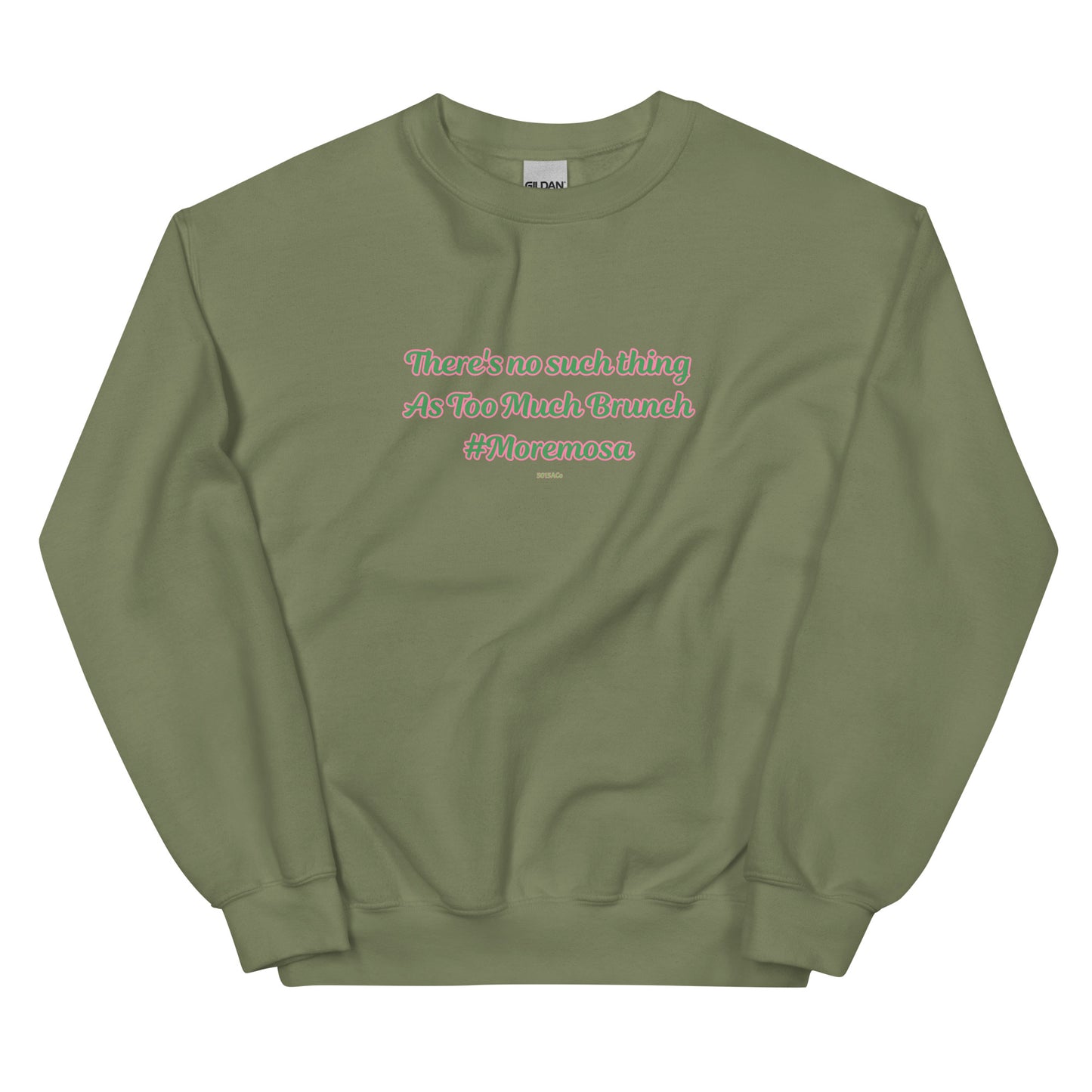 Unisex #Moremosa green/pink Sweatshirt