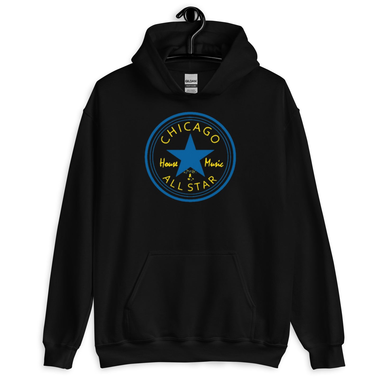 Chicago House Music All-Star royal/gold Unisex Hoodie