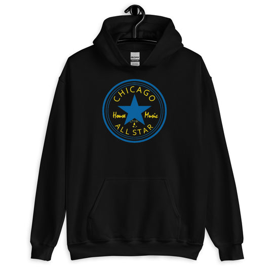 Chicago House Music All-Star royal/gold Unisex Hoodie