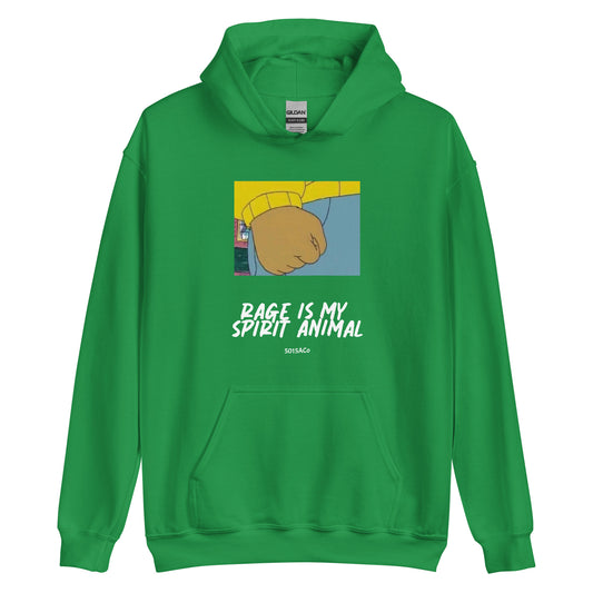 Rage Spirit Animal Unisex Hoodie