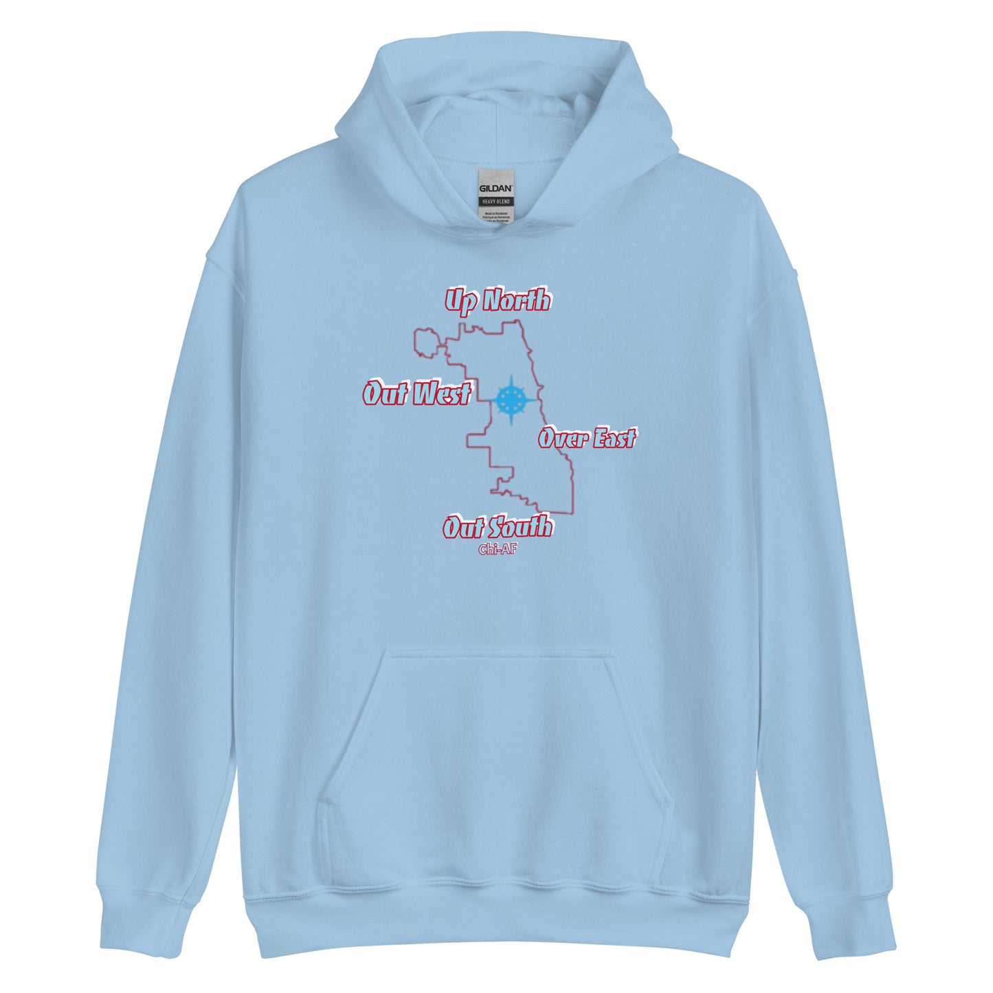 ChiAF Directional Unisex Hoodie