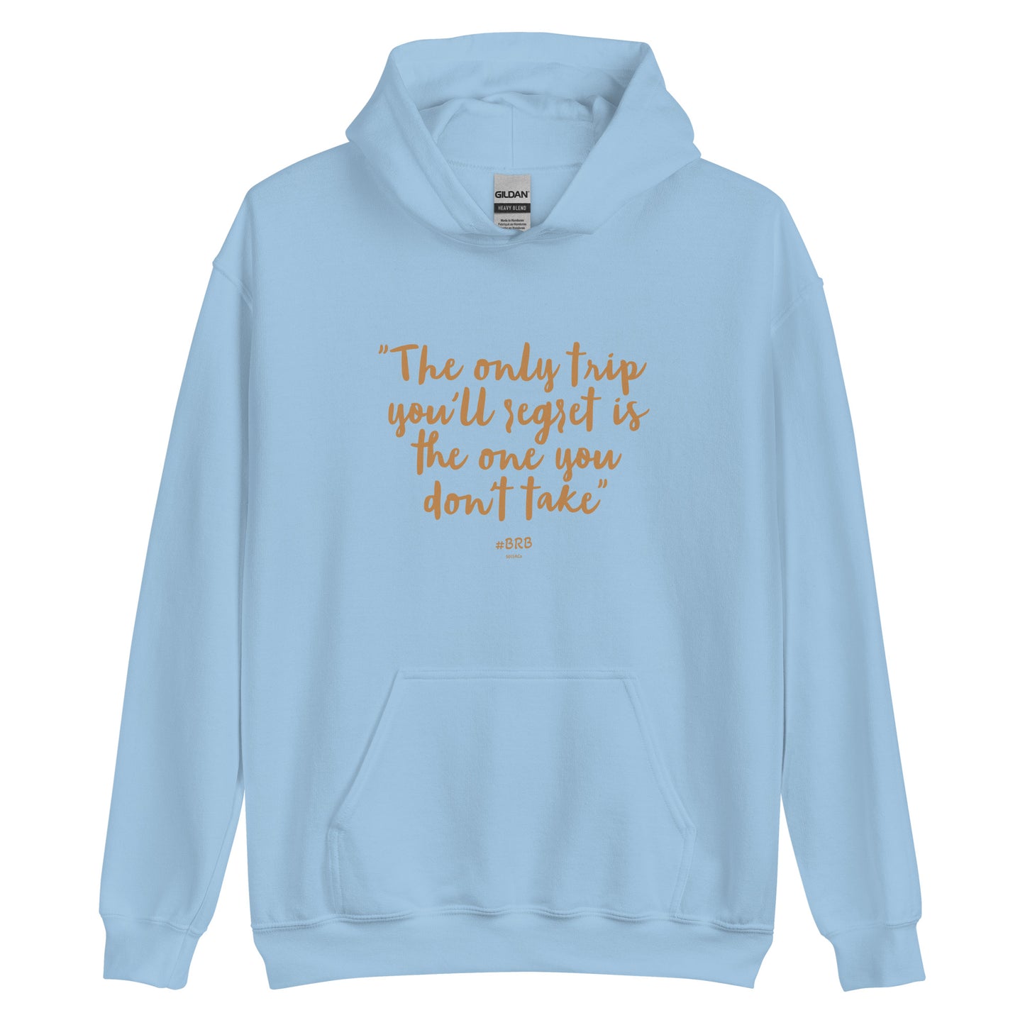 No Trip Regrets nude print Unisex Hoodie