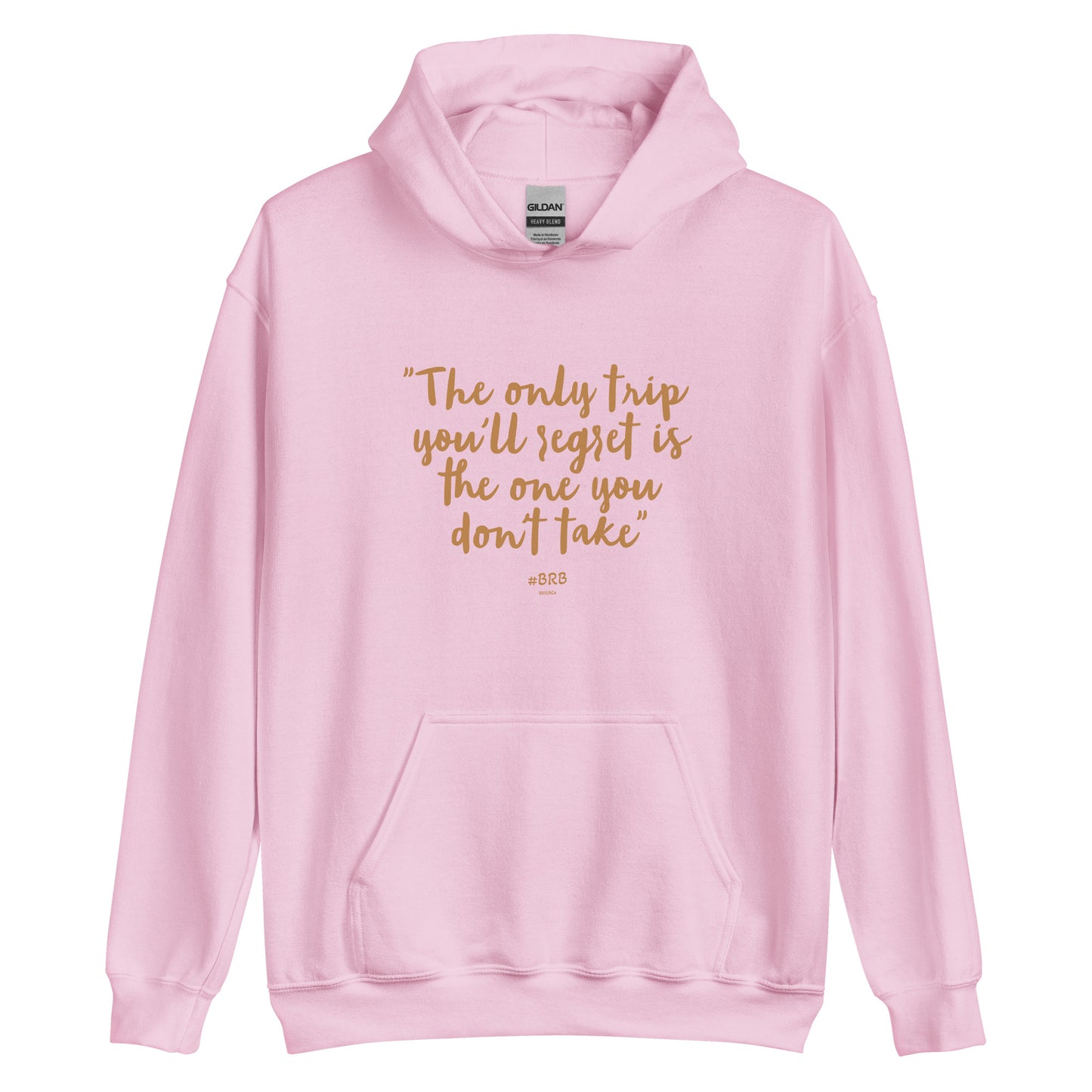 No Trip Regrets nude print Unisex Hoodie