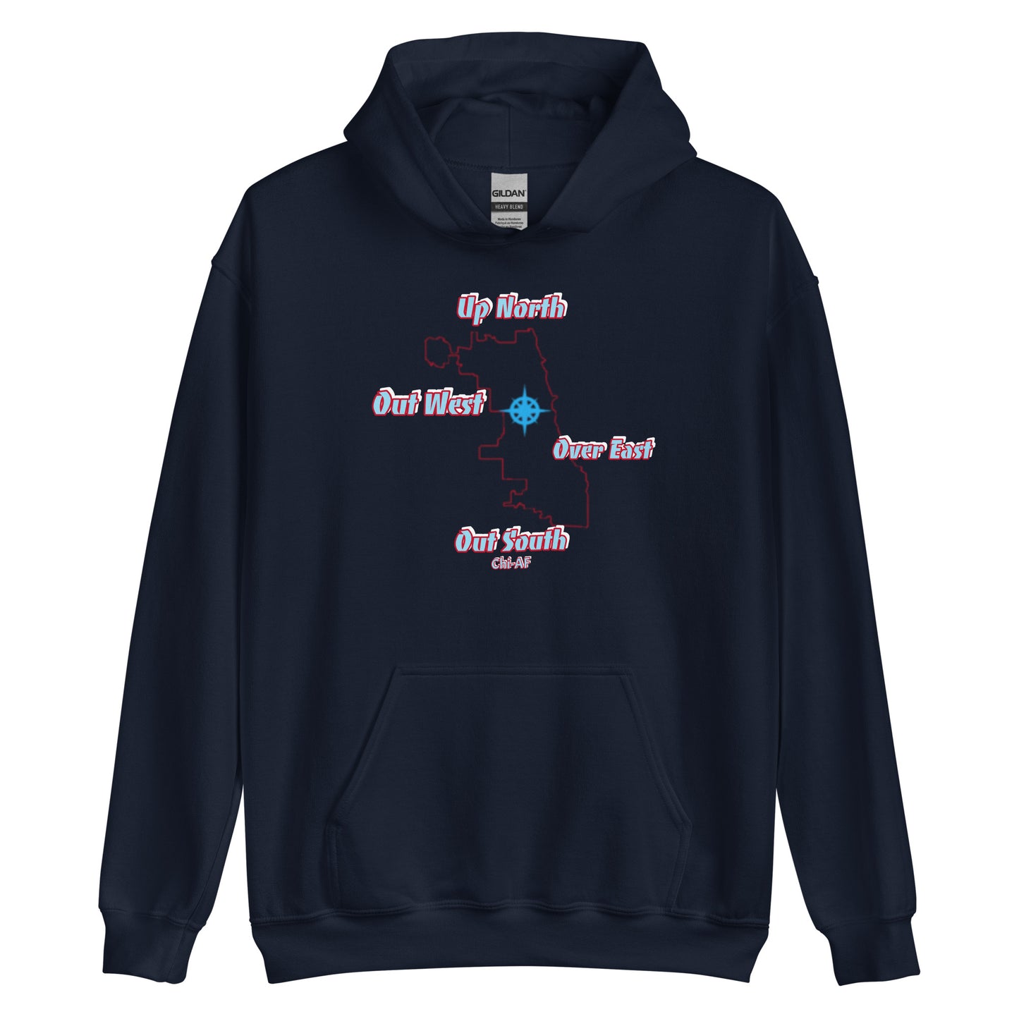 ChiAF Directional Unisex Hoodie