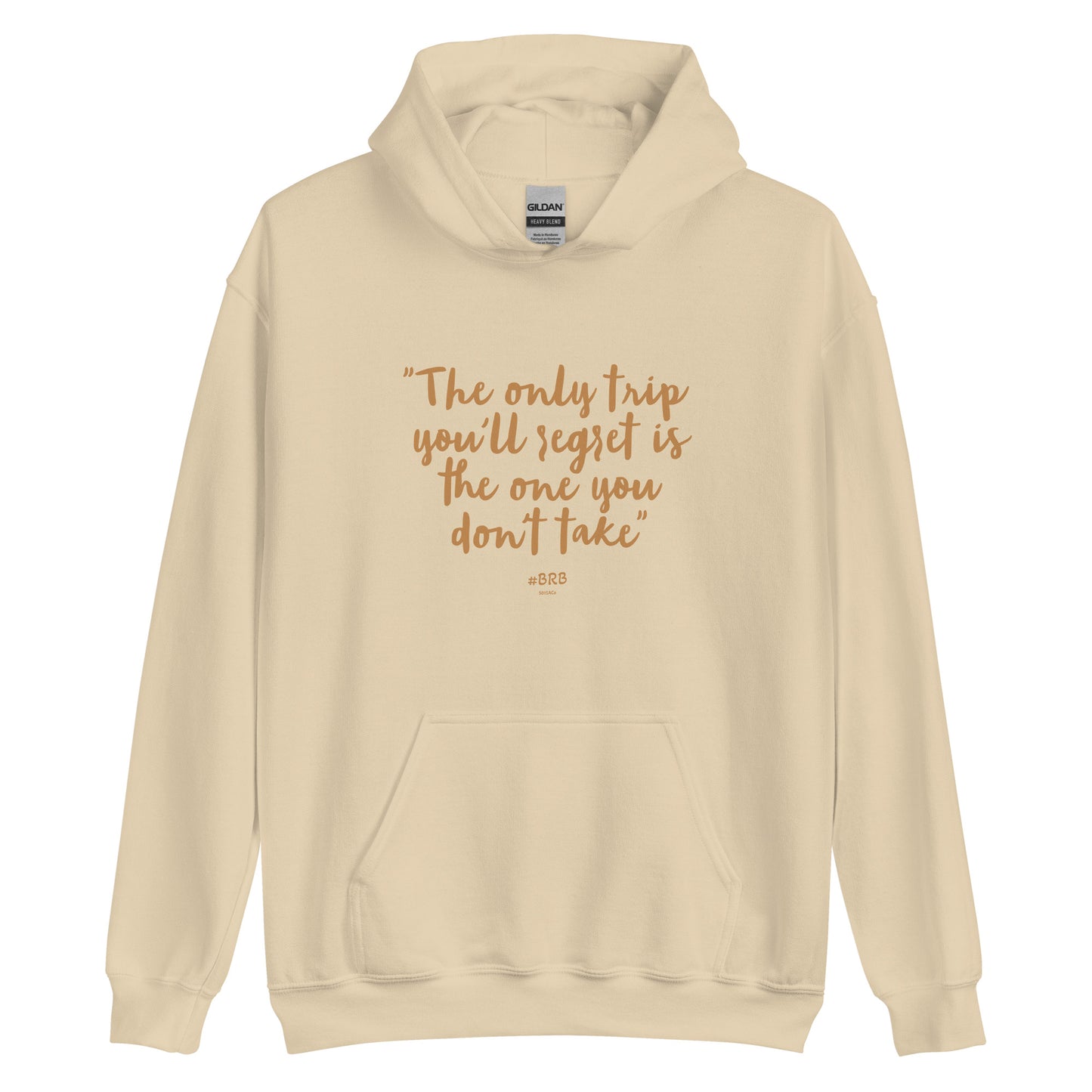 No Trip Regrets nude print Unisex Hoodie