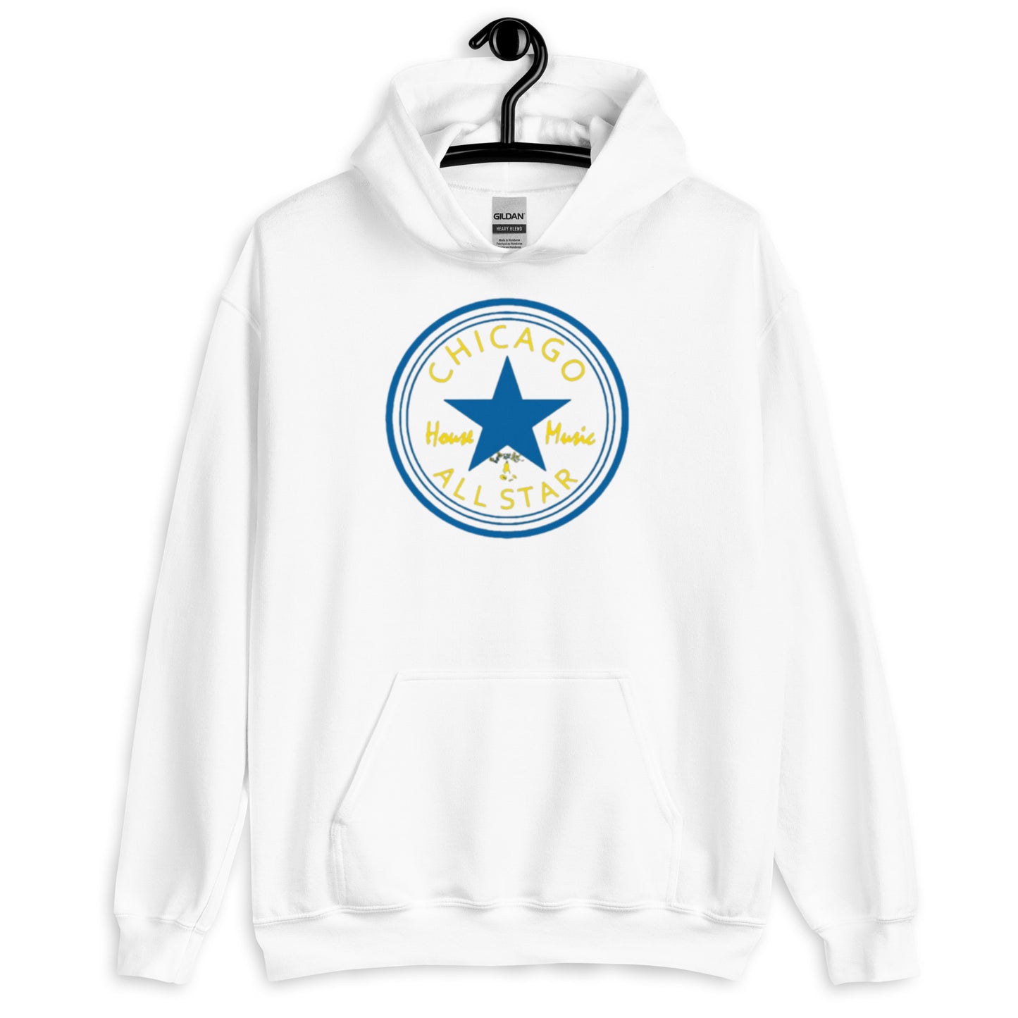 Chicago House Music All-Star royal/gold Unisex Hoodie