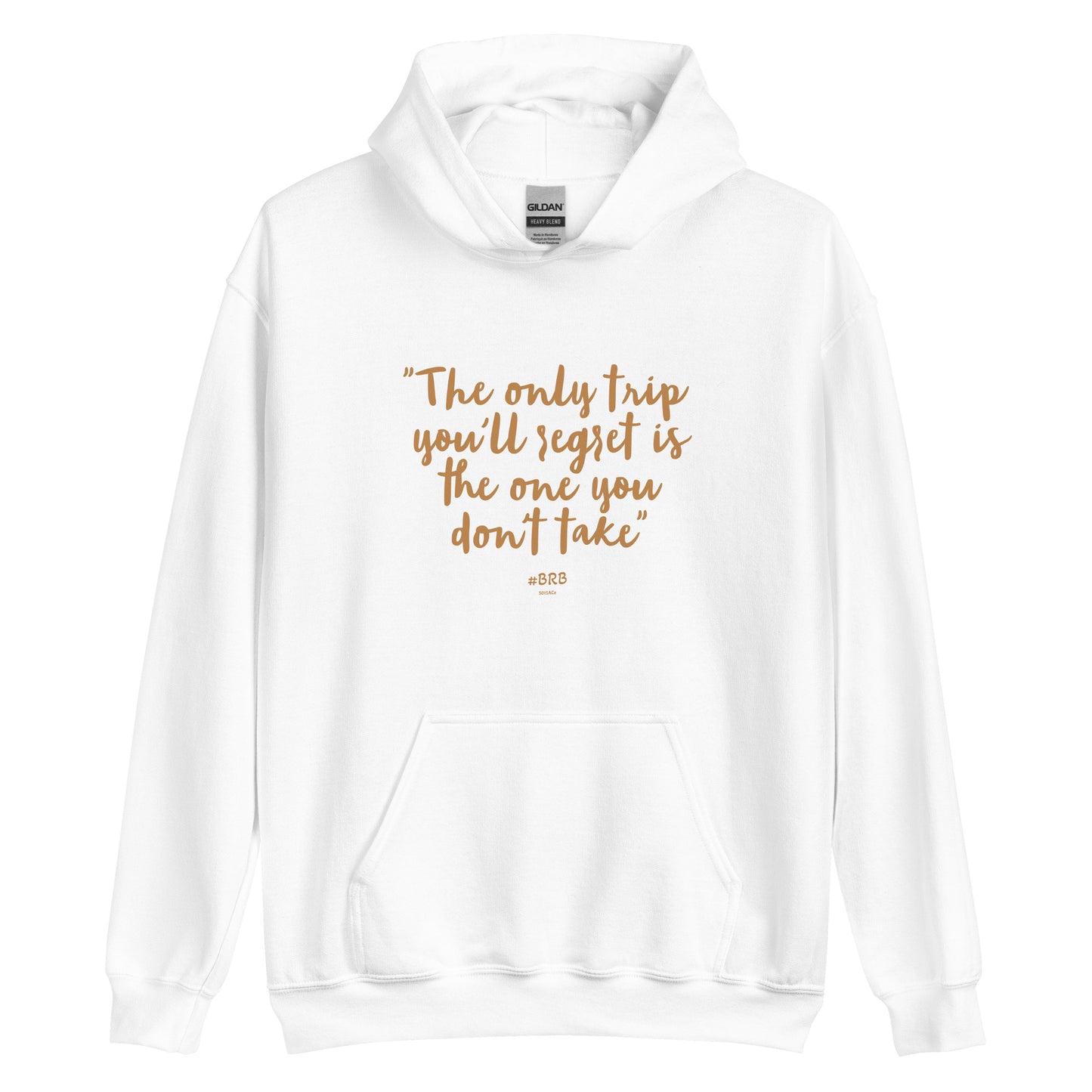 No Trip Regrets nude print Unisex Hoodie