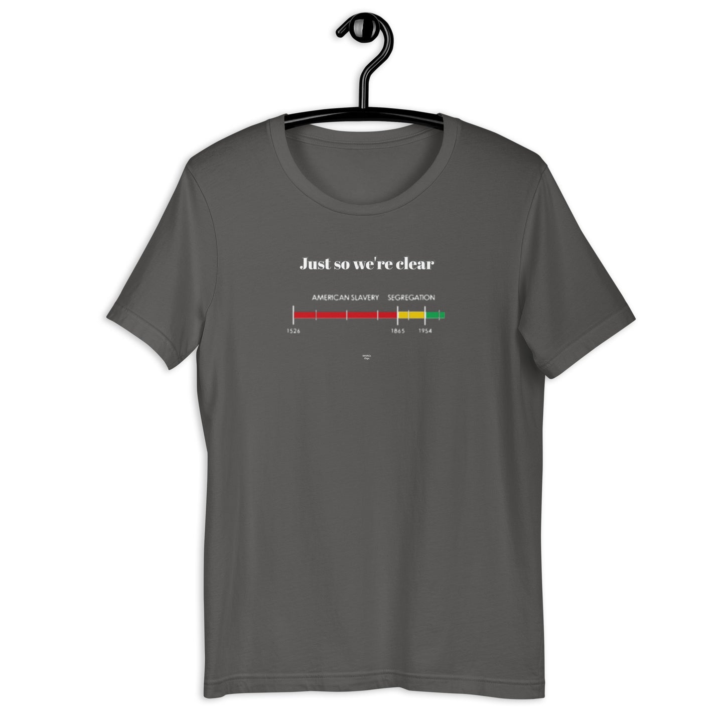 Just So We're Clear (Juneteenth) Unisex t-shirt