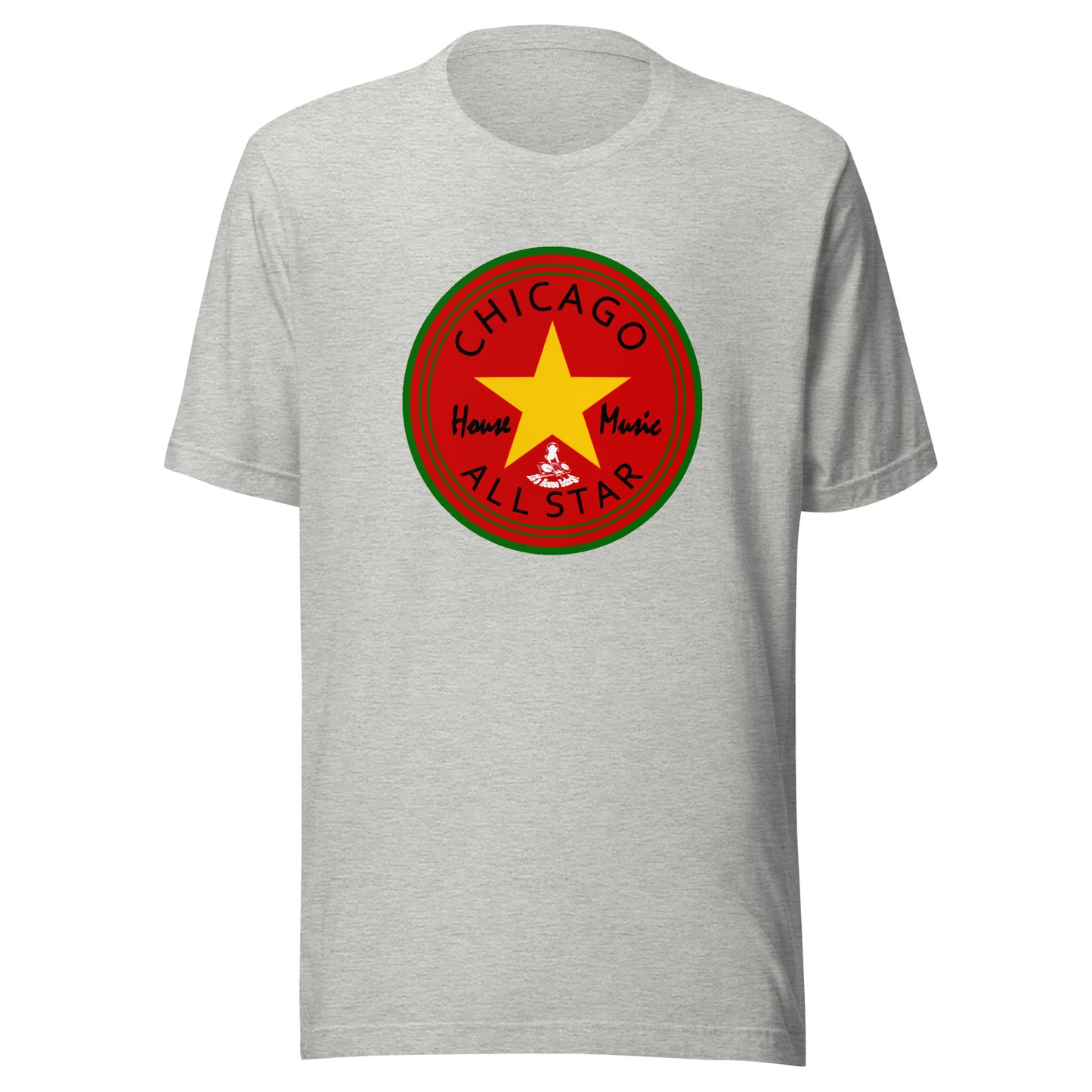 Afro House All-Star red background Unisex t-shirt