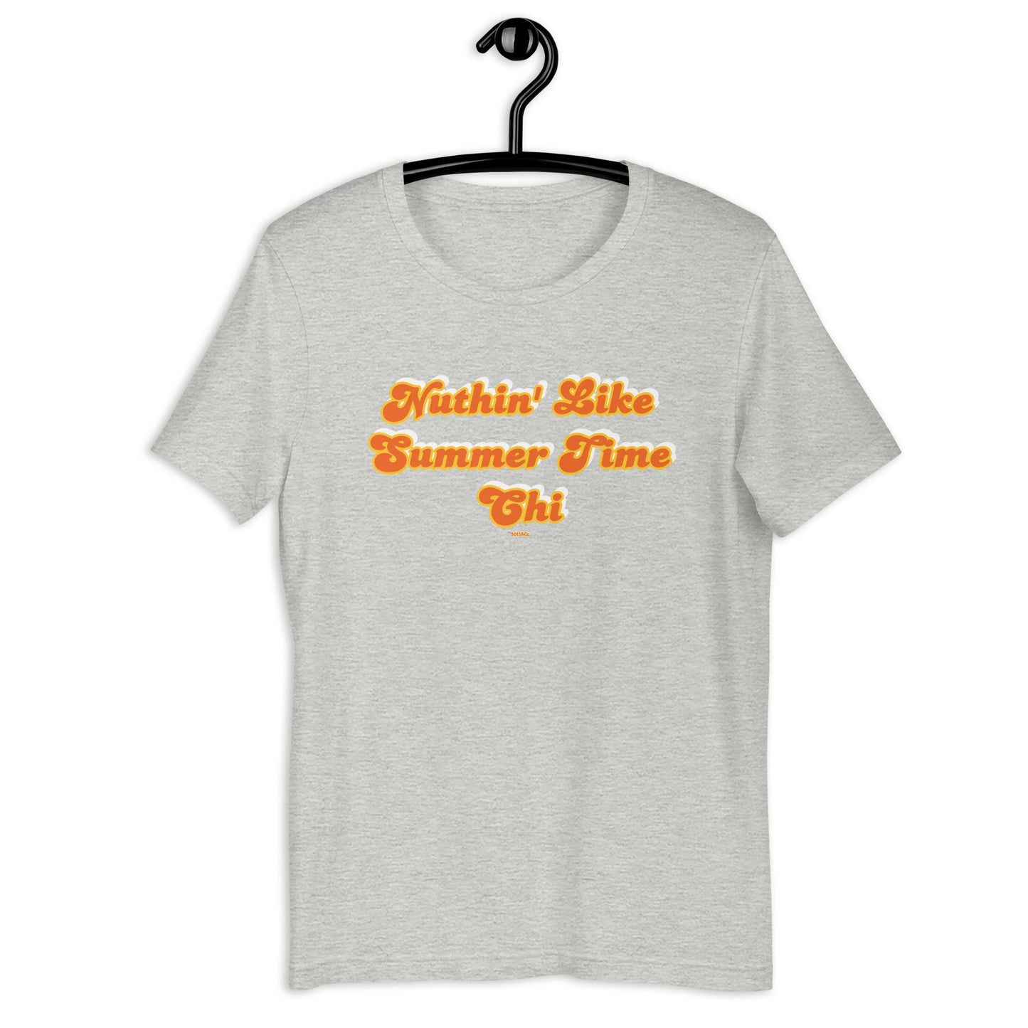 Summer Time Chi 2.0 orange/gold print Unisex t-shirt