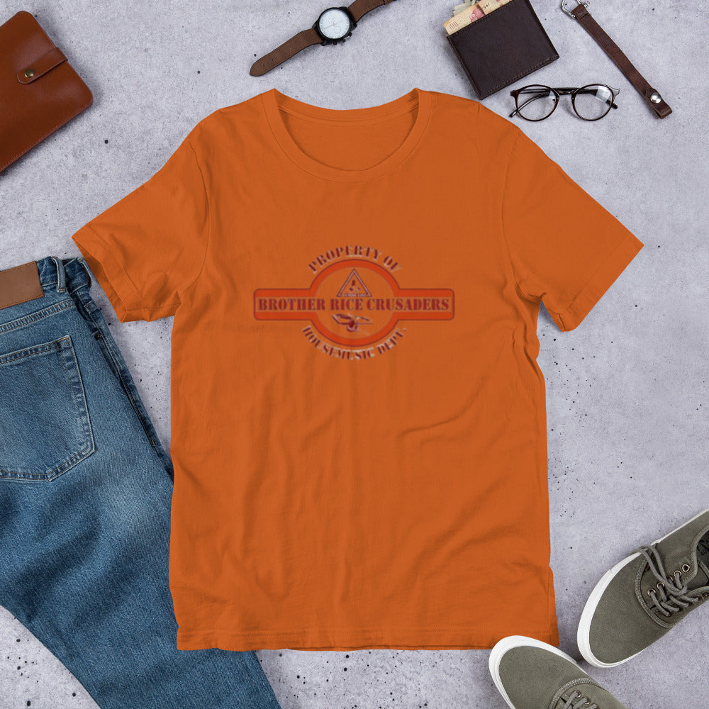 Brother Rice Property Of Unisex t-shirt