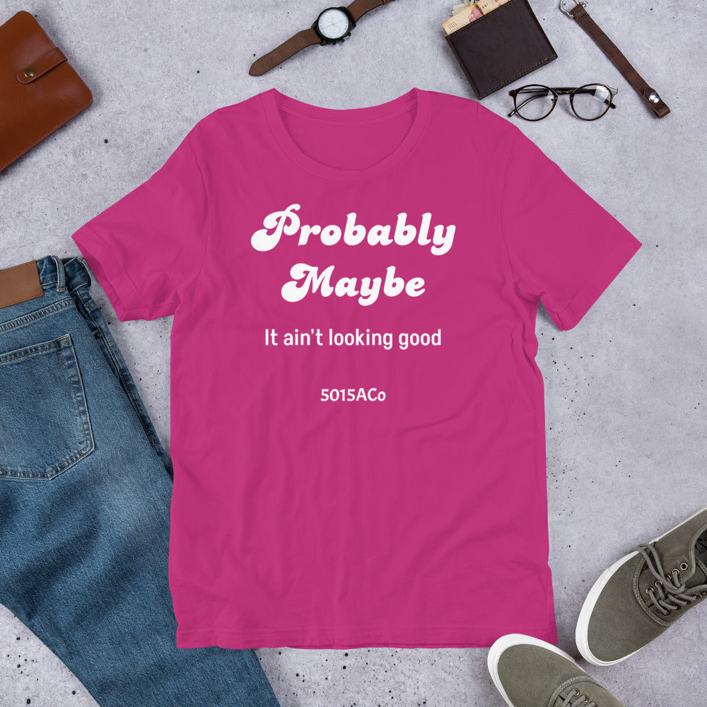 Probably Maybe Unisex t-shirt