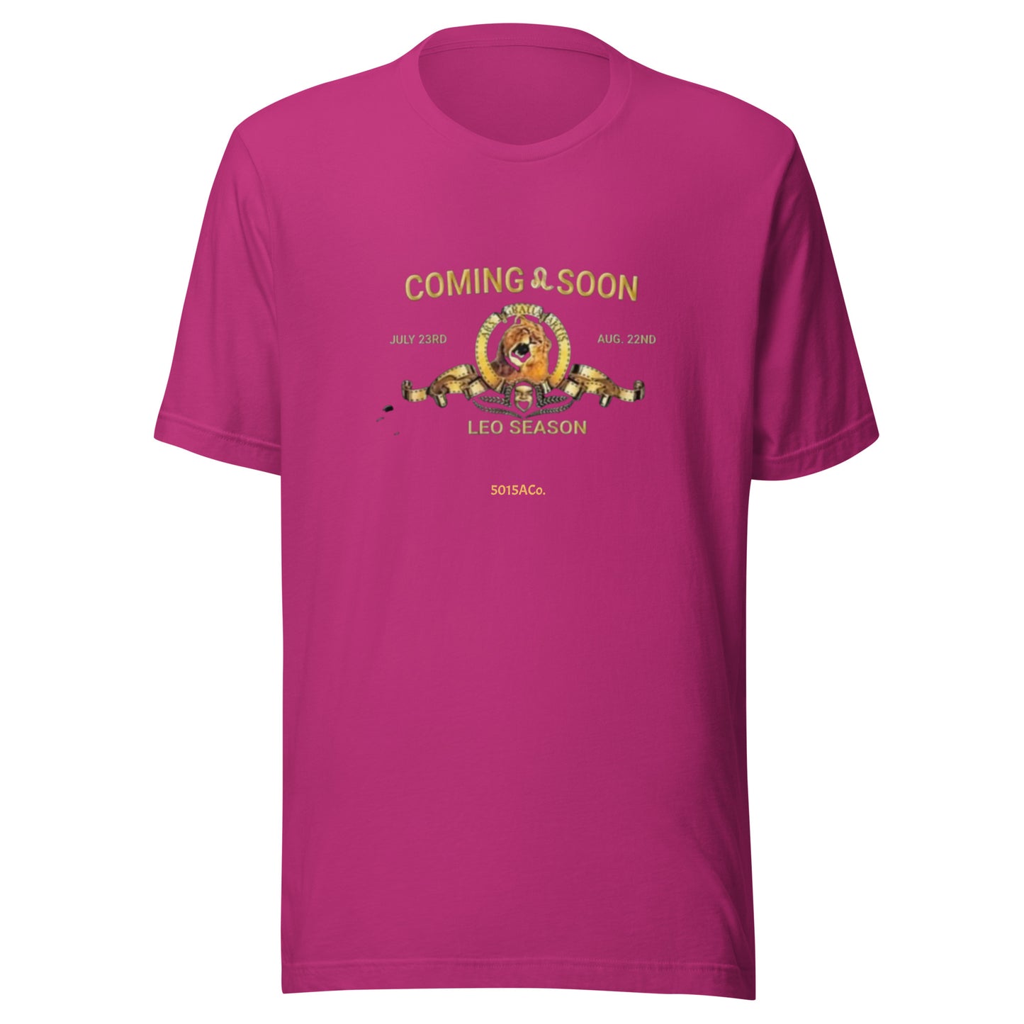 Leo Season Coming Unisex t-shirt