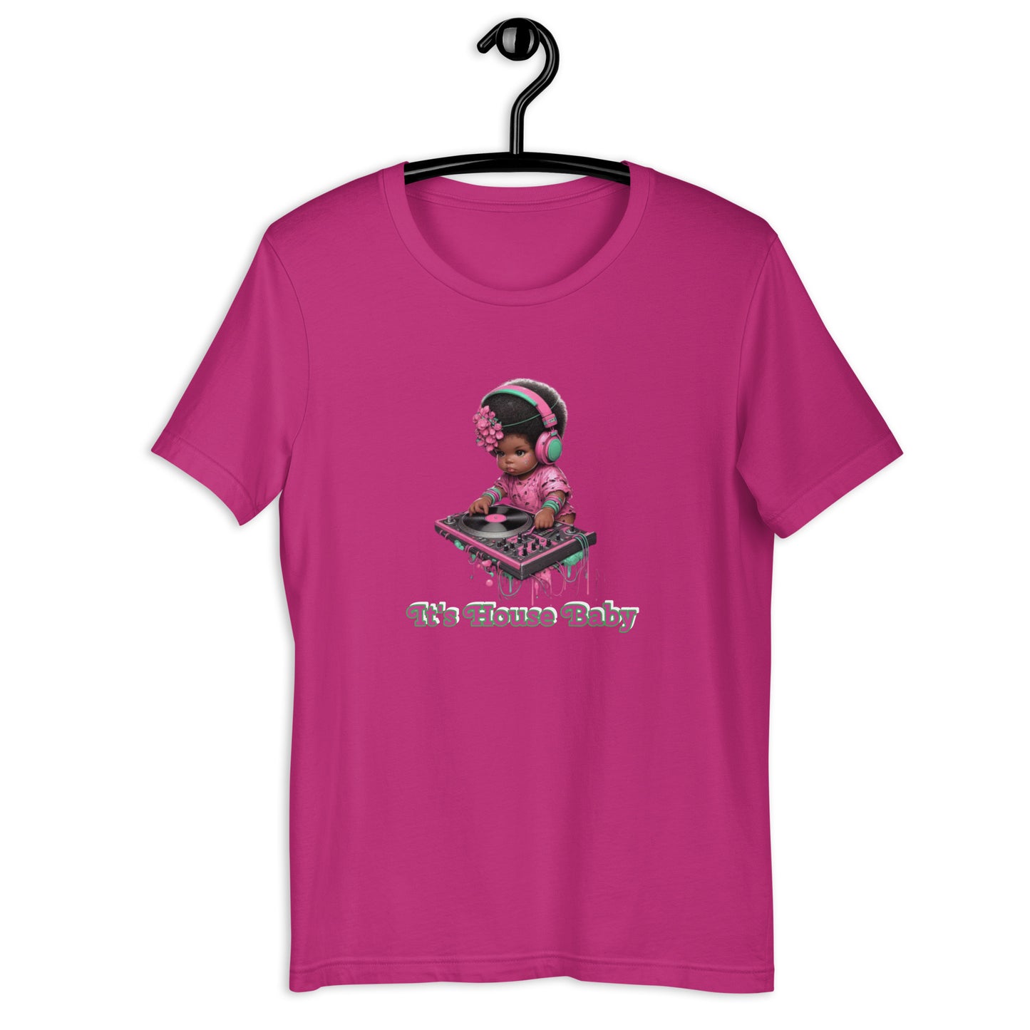 IHB Pink/Green Splash Baby Girl Unisex t-shirt