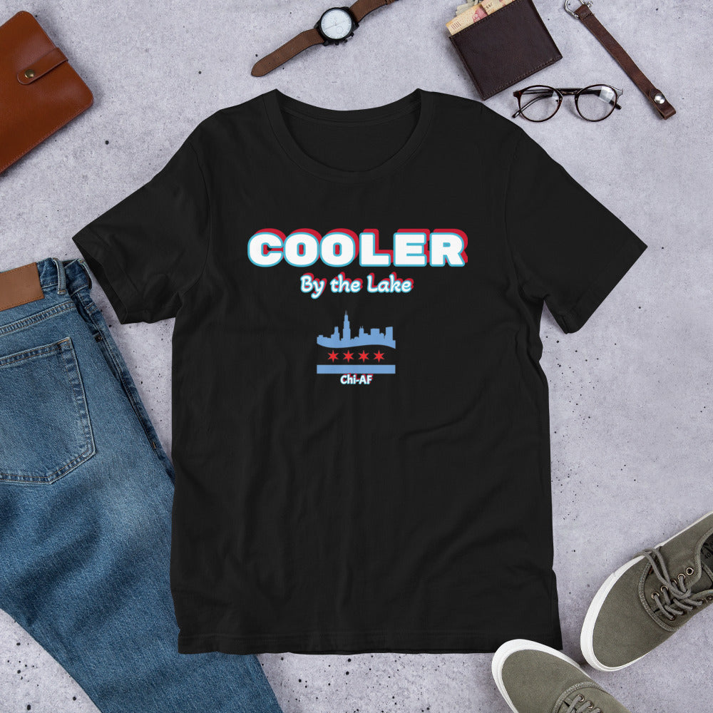 Cooler  By the Lake Unisex t-shirt