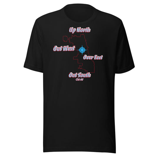 Chi-AF Directional Unisex t-shirt