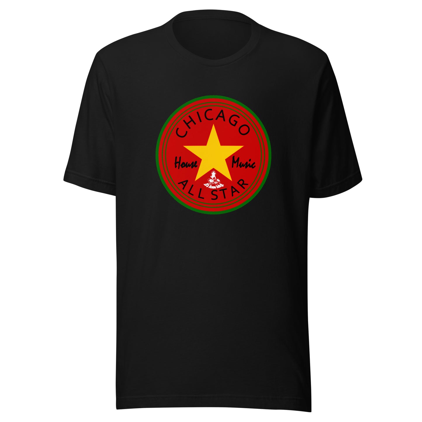 Afro House All-Star red background Unisex t-shirt