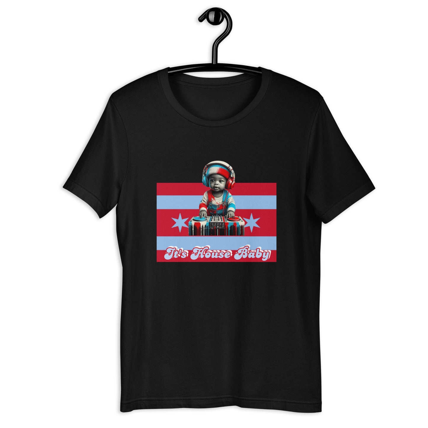 IHB Chi Flag red back Splash Baby Unisex t-shirt