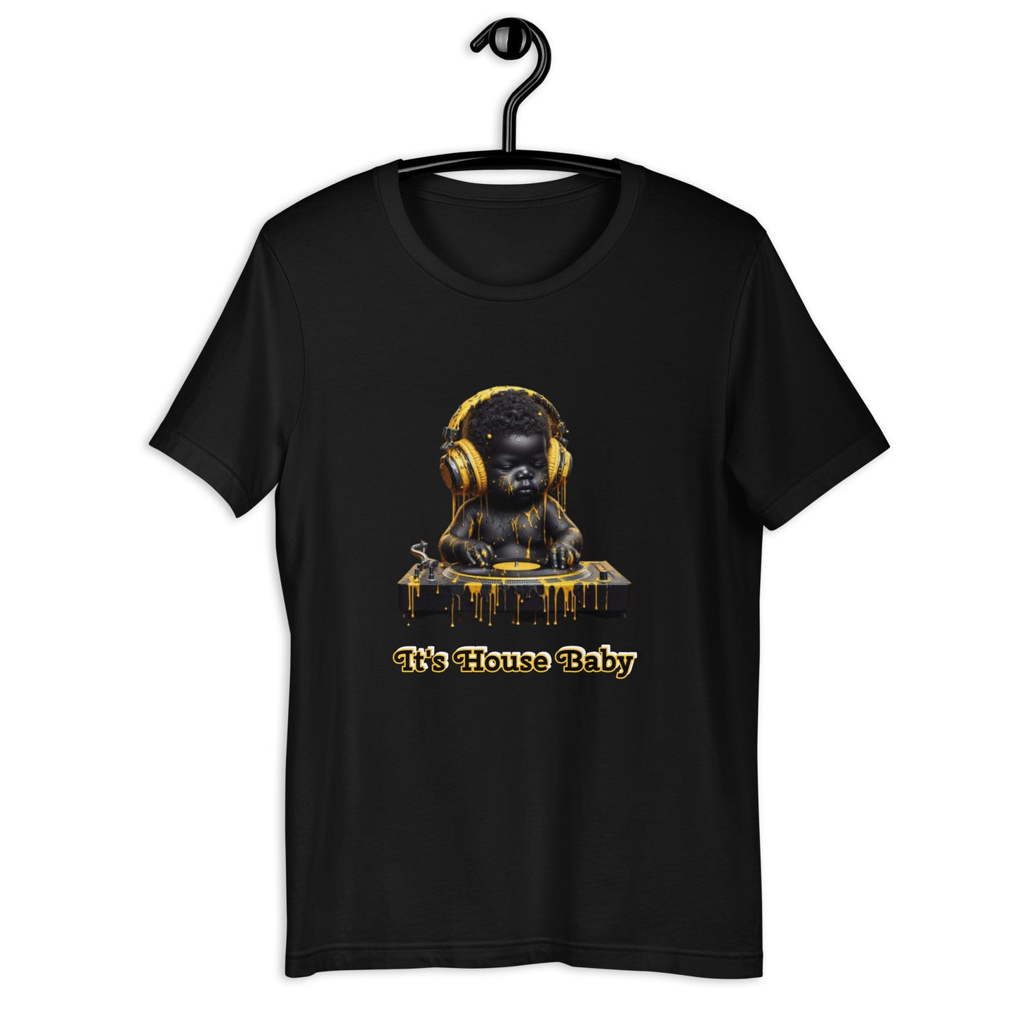 IHB Black/Gold Splash Baby Unisex t-shirt