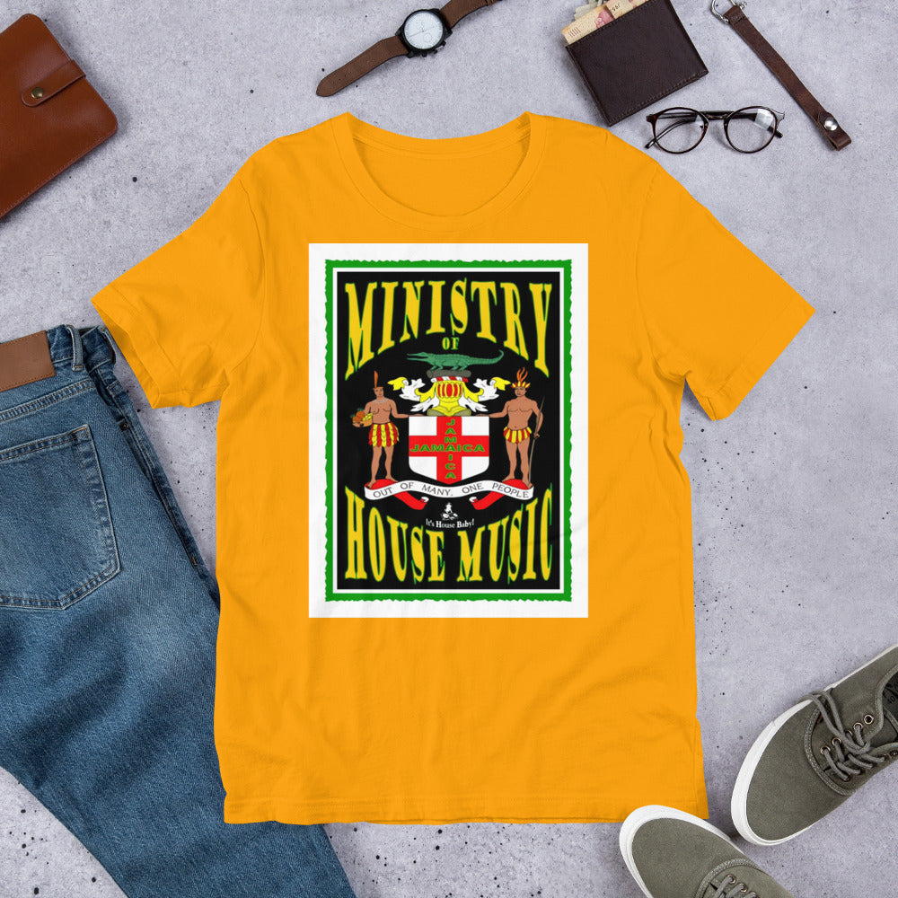 Ministry of House Music Jamaica Unisex t-shirt