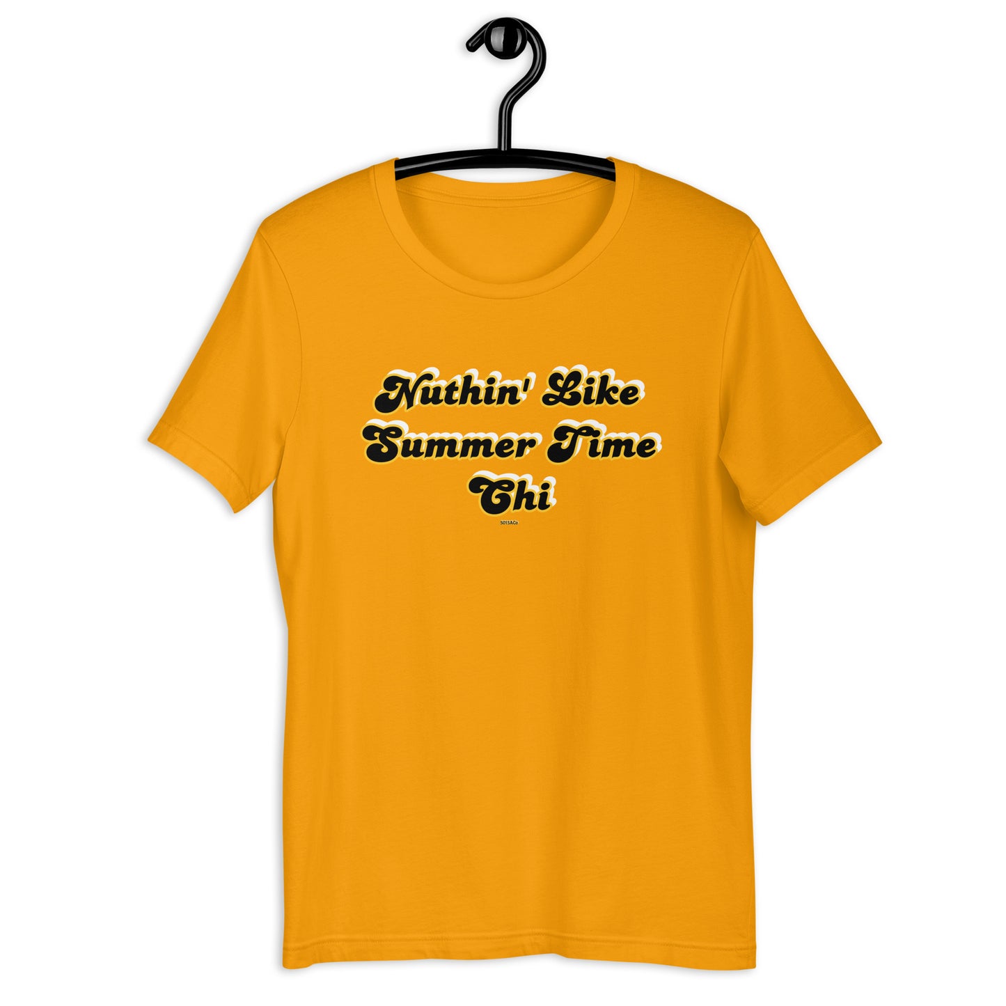 Summer Time Chi 2.0 black/gold print Unisex t-shirt