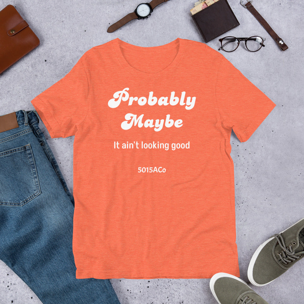 Probably Maybe Unisex t-shirt