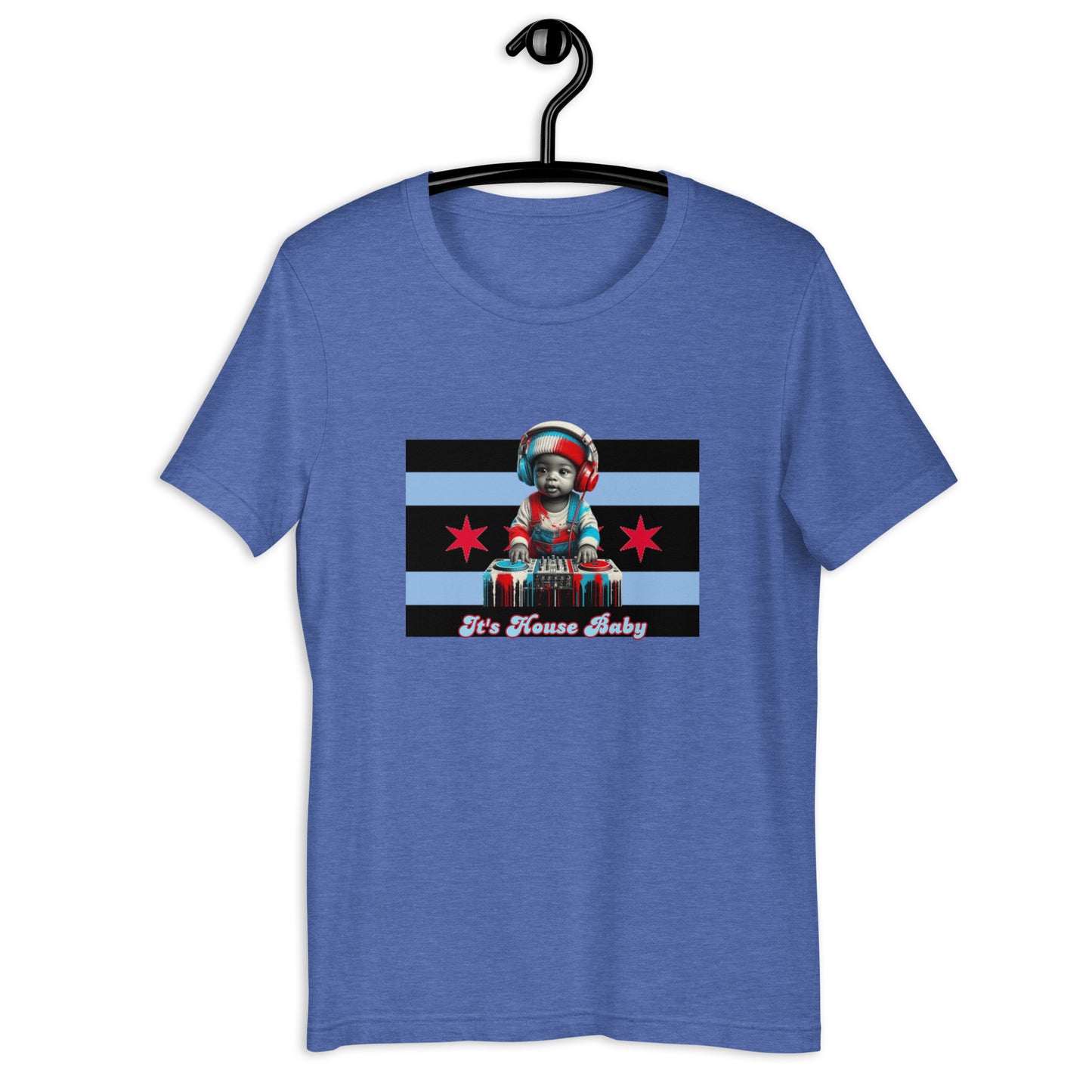 IHB Chi Flag blue back Splash Baby Unisex t-shirt