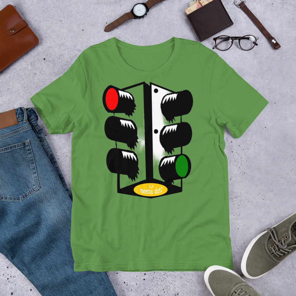 Red lite/green lite Unisex t-shirt