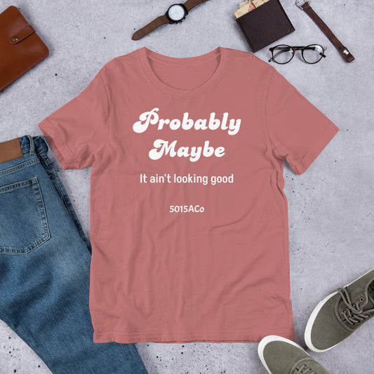 Probably Maybe Unisex t-shirt