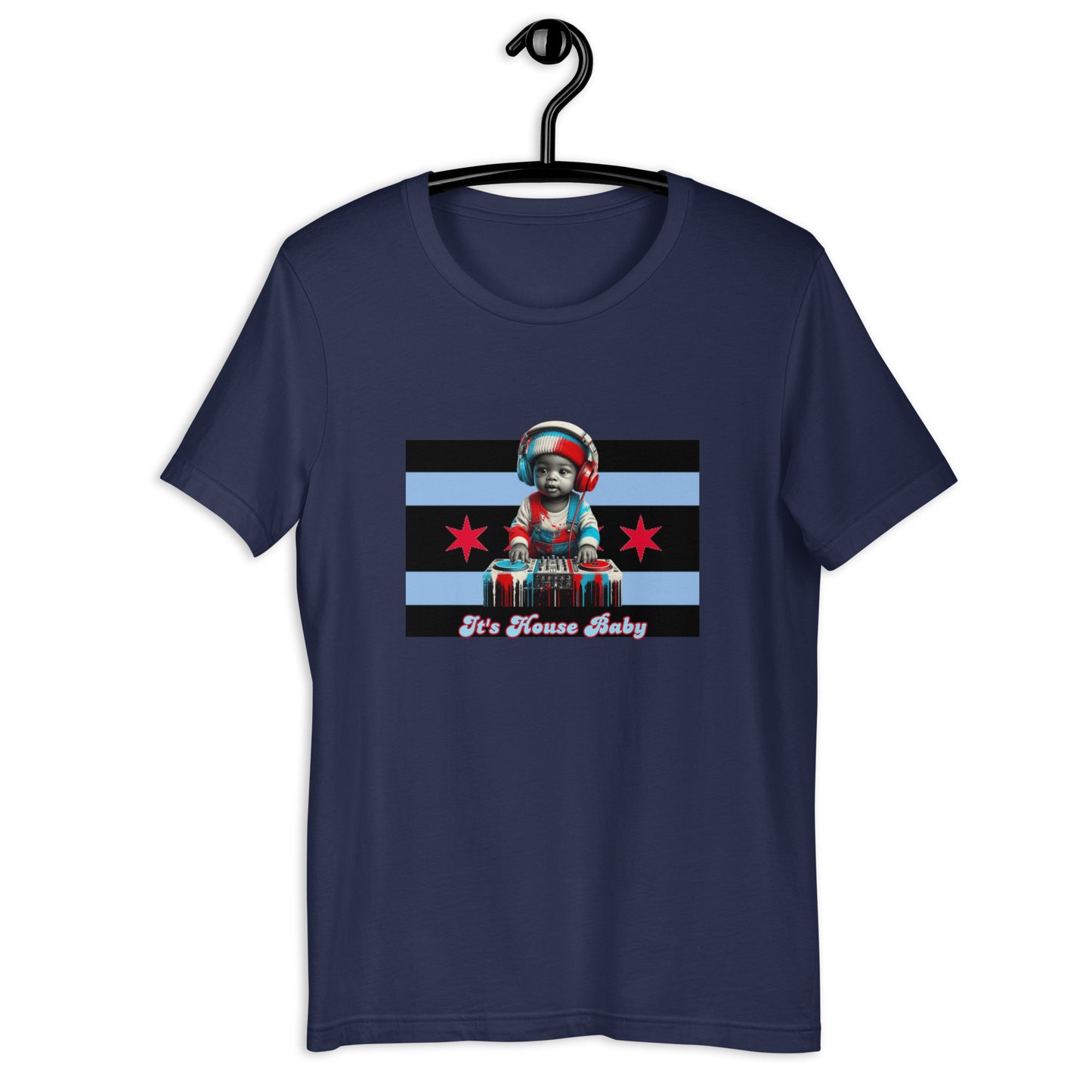 IHB Chi Flag blue back Splash Baby Unisex t-shirt