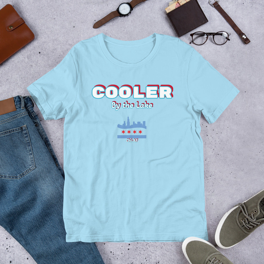 Cooler  By the Lake Unisex t-shirt