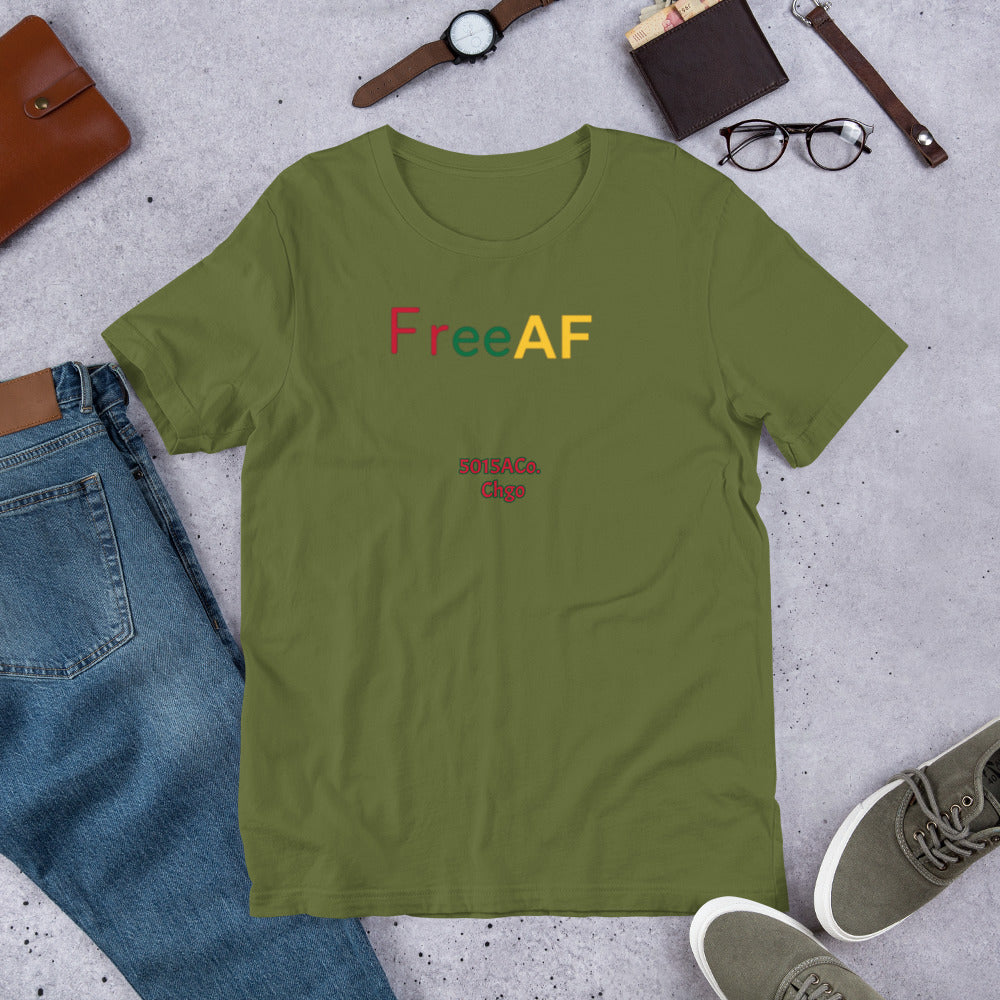 FreeAF Juneteenth Unisex t-shirt