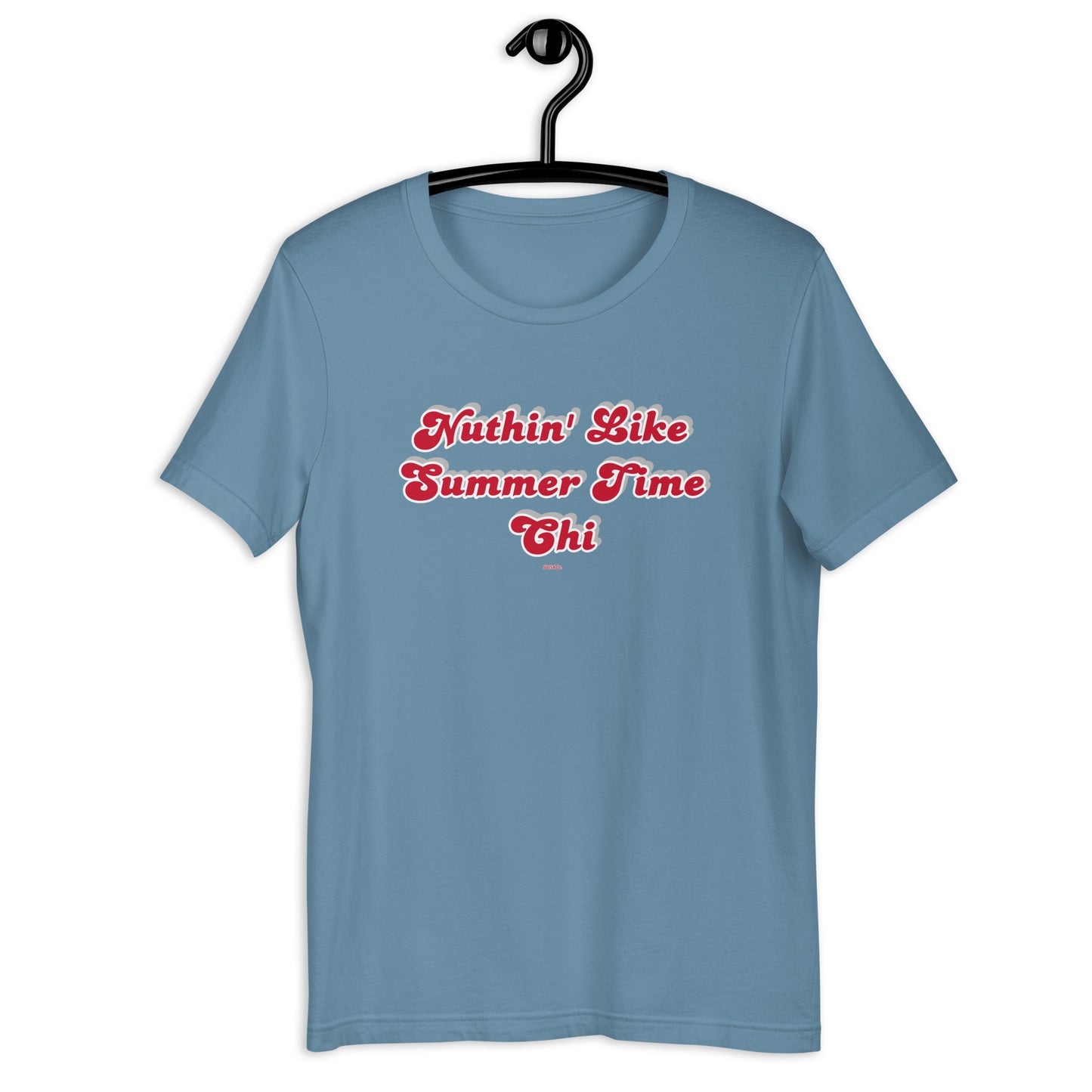 Summer Time Chi 2.0 red/white/silver print Unisex t-shirt