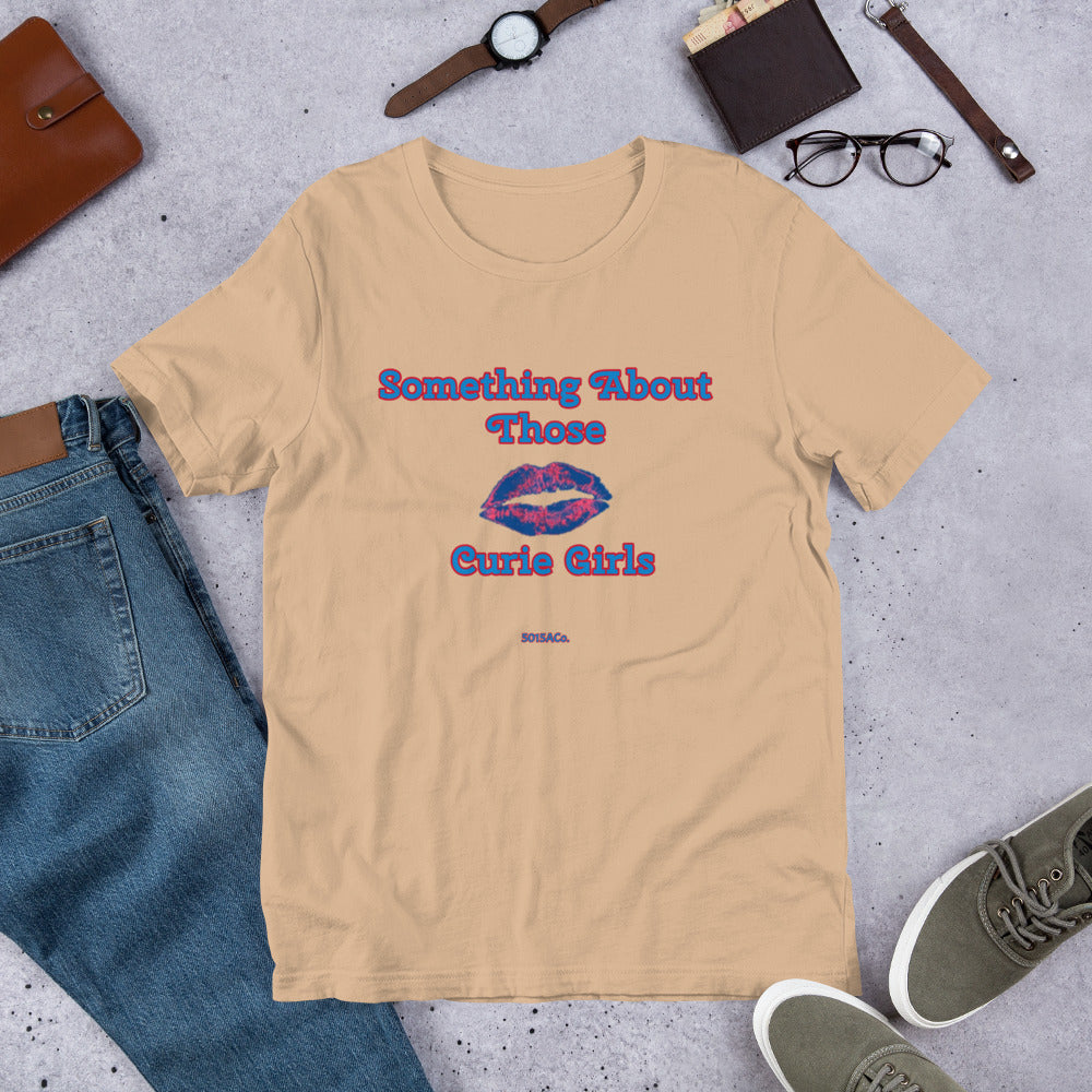 Something About Curie Unisex t-shirt