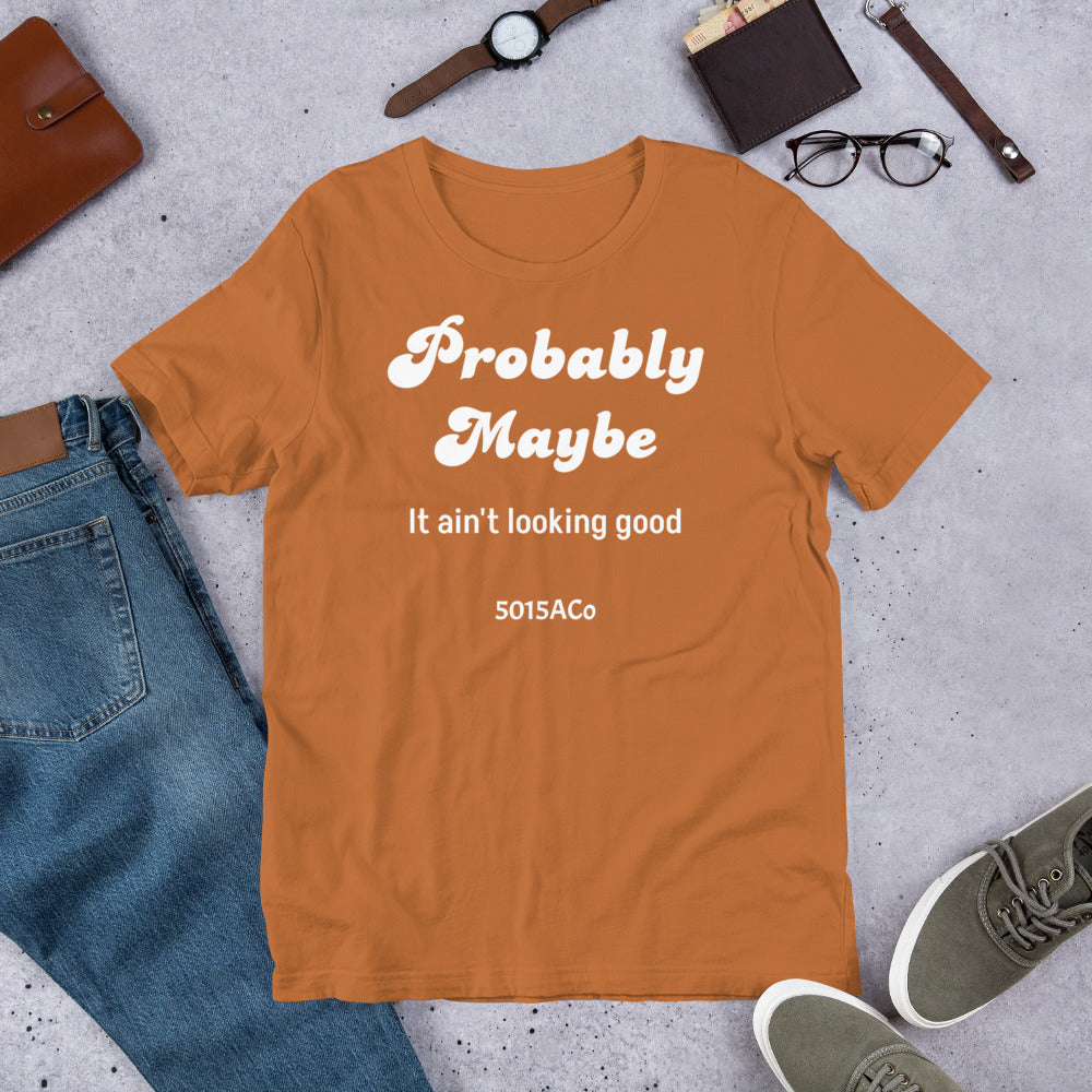 Probably Maybe Unisex t-shirt