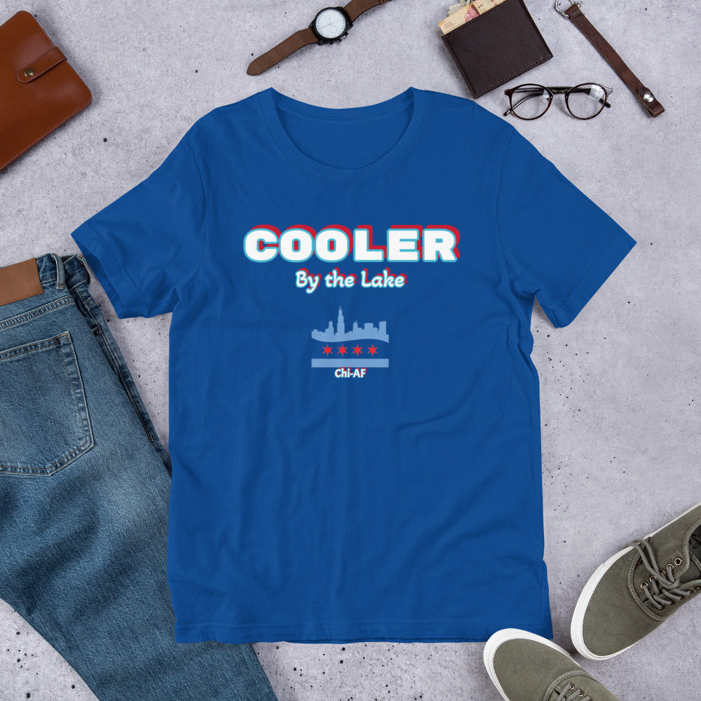 Cooler  By the Lake Unisex t-shirt