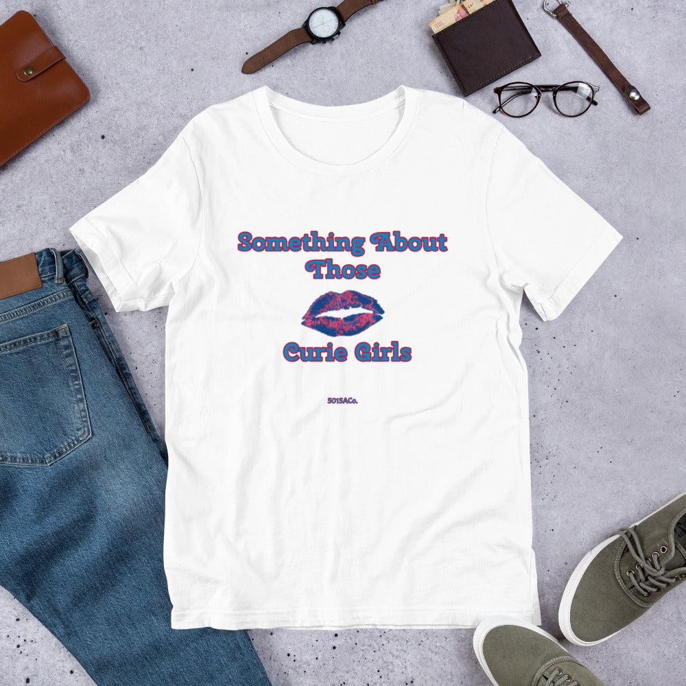 Something About Curie Unisex t-shirt