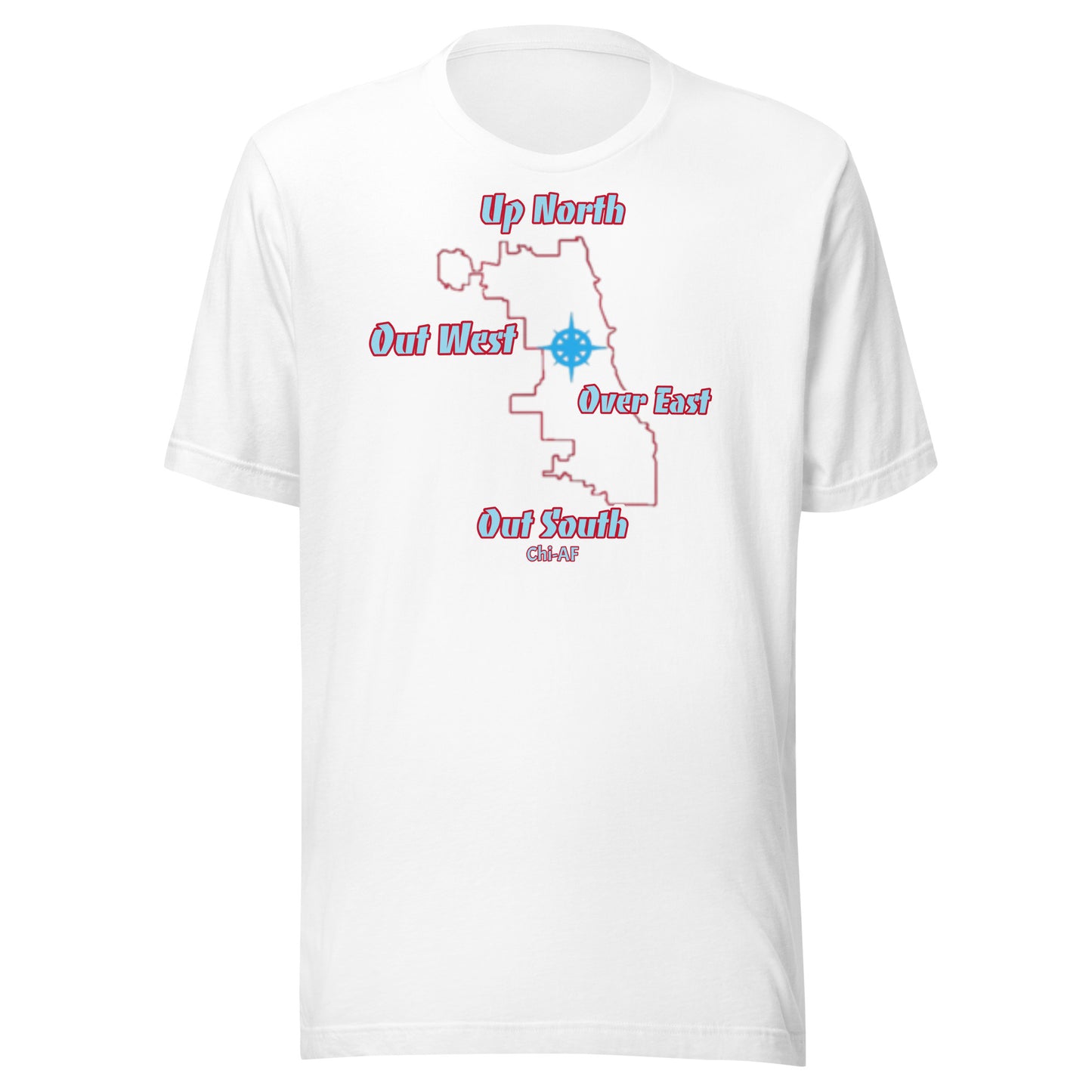 Chi-AF Directional Unisex t-shirt