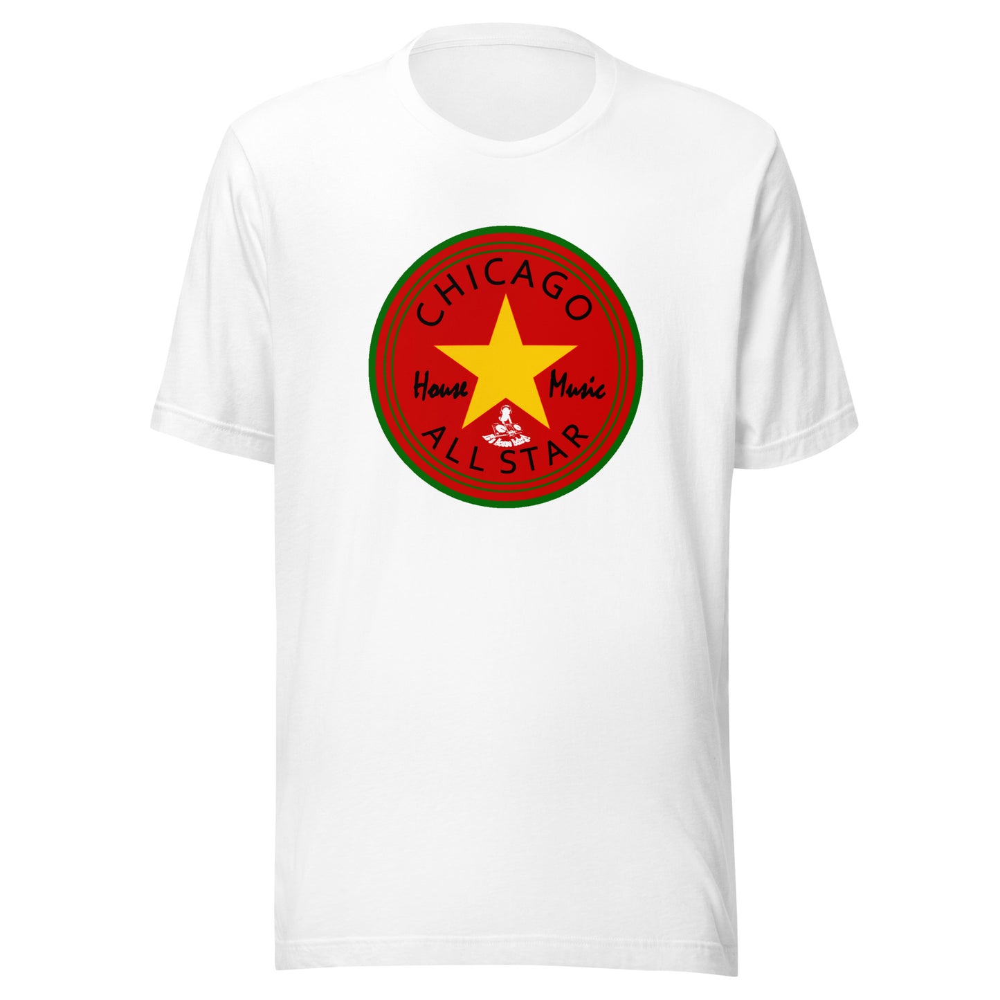 Afro House All-Star red background Unisex t-shirt