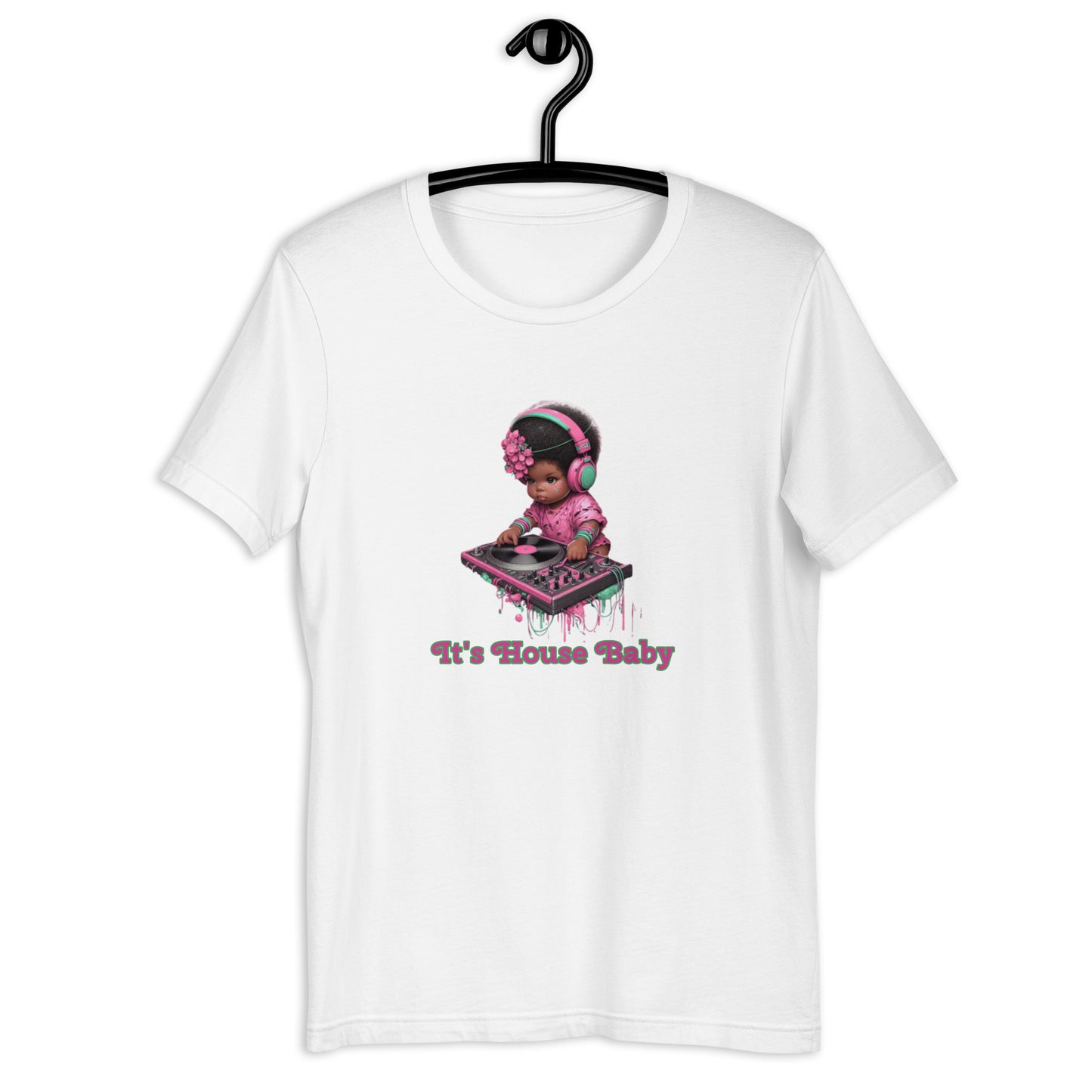 IHB Pink/Green Splash Baby Girl Unisex t-shirt