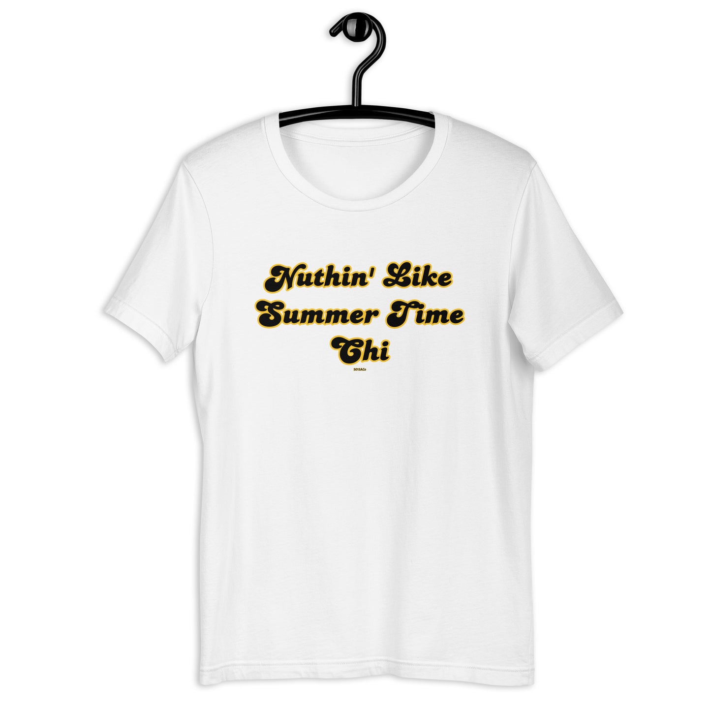 Summer Time Chi 2.0 black/gold print Unisex t-shirt