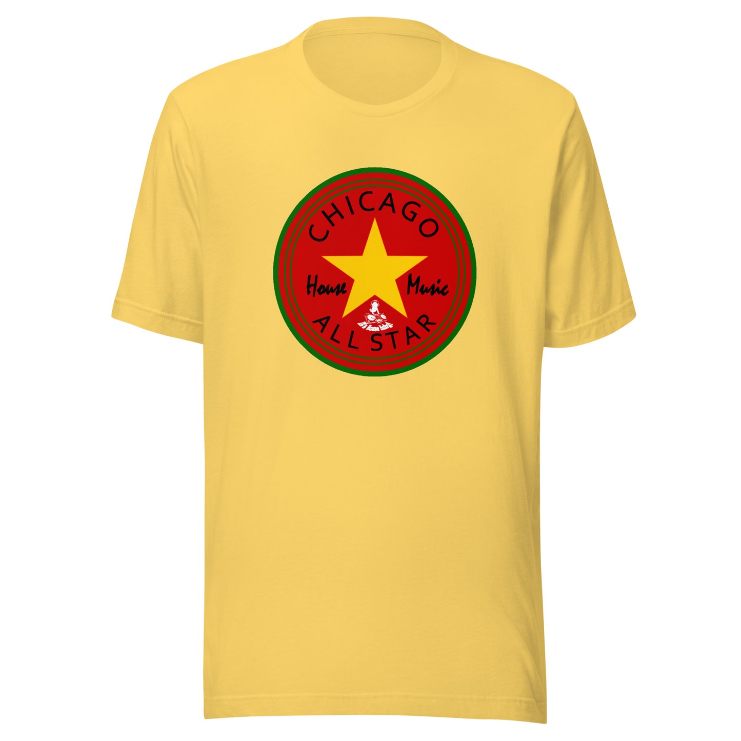 Afro House All-Star red background Unisex t-shirt